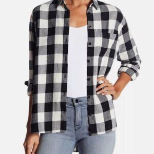 Madewell Oversized Flannel Shirt Size L